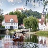 Stocherkahn-Führung, © Stadtverwaltung Vaihingen an der Enz