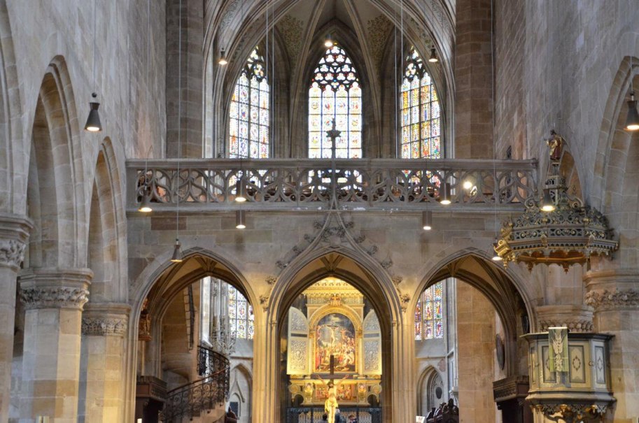 Blick auf den Chor der Stadtkirche St. Dionys, © Denkmalschutz