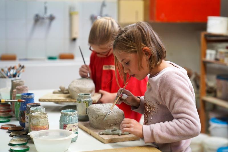 Workshop: Ein Tortenstück aus Ton, © Kunstschule Labyrinth