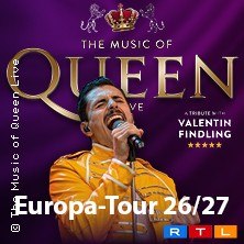 The Music Of Queen Live - Mit Valentin Findling - Europa-Tour 2027, &copy; links im Bild