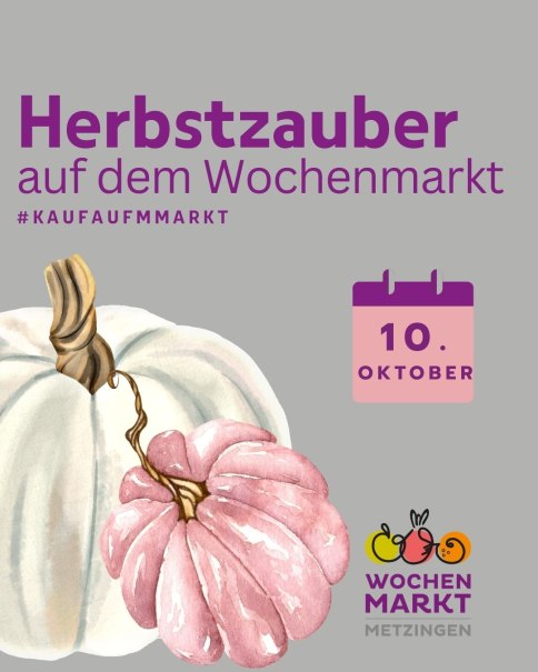 Wochenmarktaktion: Herbstzauber auf dem Wochenmarkt