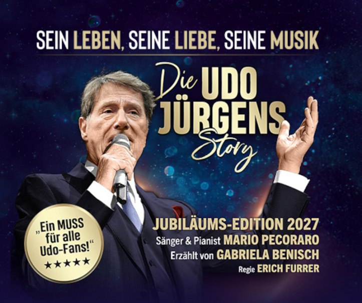 Die Udo Jürgens Story - Das Konzert mit Mario Pecoraro, © RMF Robert Frank Die Udo Jürgens Story - Das Konzert mit Mario Pecoraro, © RMF Robert Frank