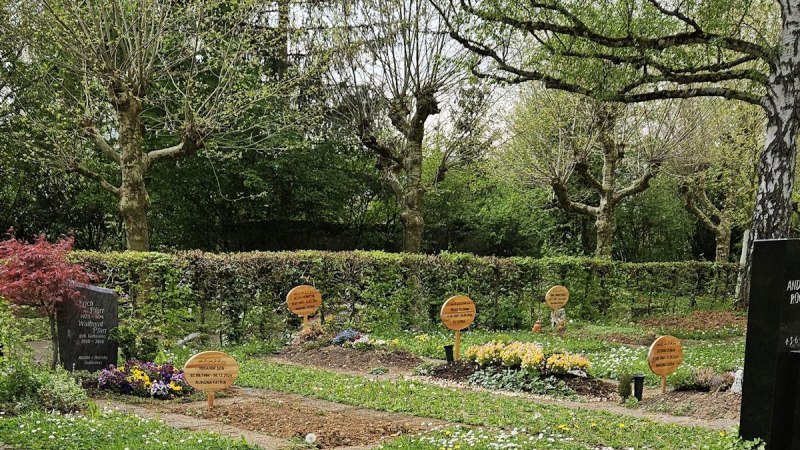 Gräberfeld auf dem Ebershaldenfriedhof, © Denkmalschutz