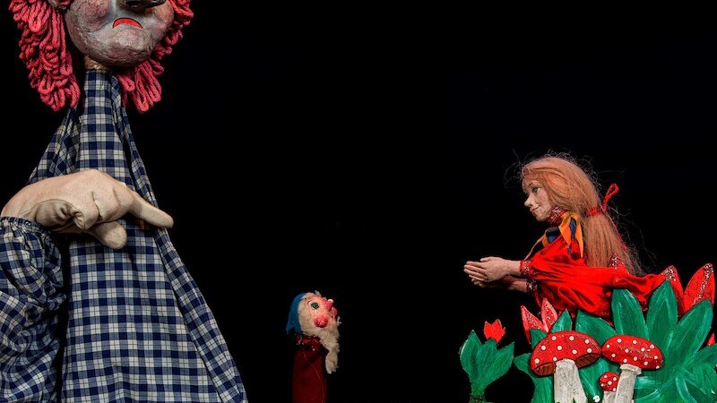 Die Hexe Zitterknittel, © Prinzessin Gisela Theater Die Hexe Zitterknittel, © Prinzessin Gisela Theater