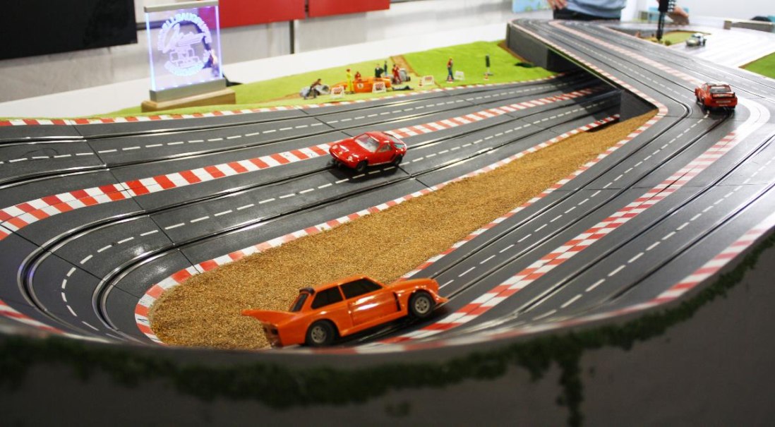 Stadtmuseum Esslingen Autorennbahn Modellbaugruppe Berkheim, © Städtische Museen Esslingen