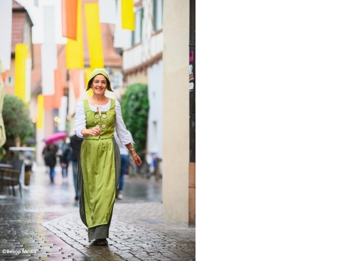 Barbara Künkelin erzählt, © Eigenbetrieb Tourismus und Citymanagement Schorndorf