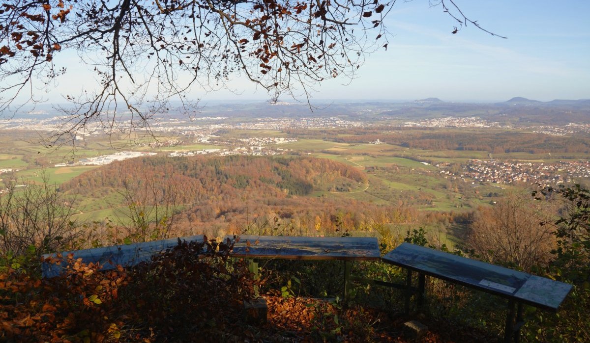 Aussichtspunkt Fuchseck mit Panoramatafeln, &copy; Landkreis G&ouml;ppingen