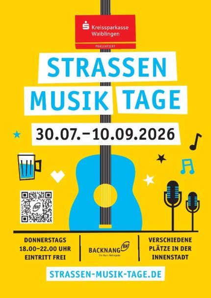 Straßen Musik Tage, © (c) Stadt Backnang - Kultur- und Sportamt Straßen Musik Tage, © (c) Stadt Backnang - Kultur- und Sportamt