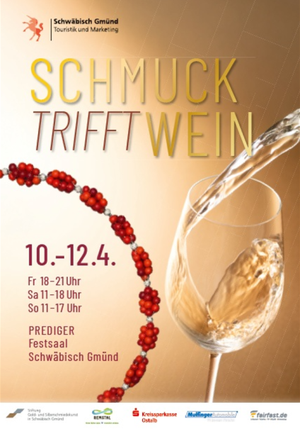 Schmuk trifft Wein, &copy; F&uuml;r die Bildrechte: Amt f&uuml;r Medien und Kommunikation Schw&auml;bisch Gm&uuml;nd