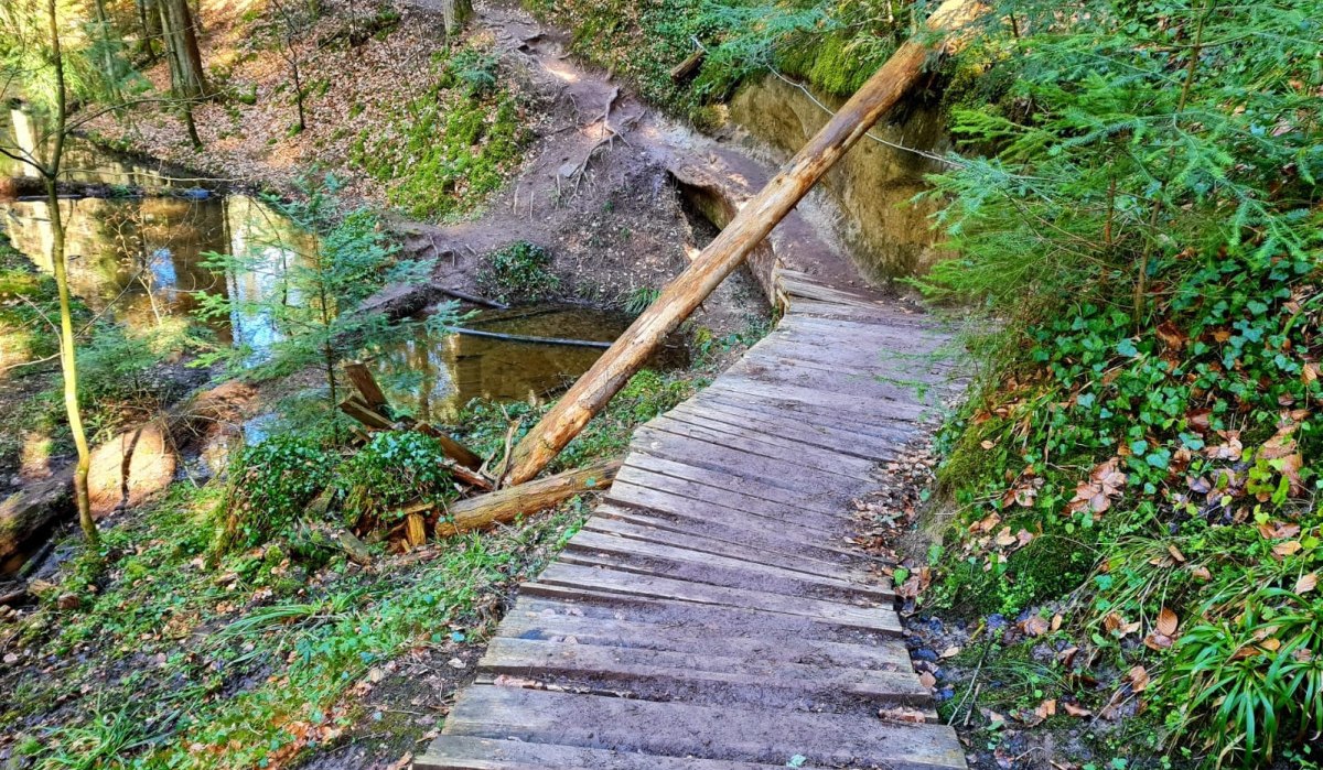 Mühlenwanderweg - Hauptweg mit Umleitung - Wanderweg:Regionaler Wanderweg mit Start in Welzheim