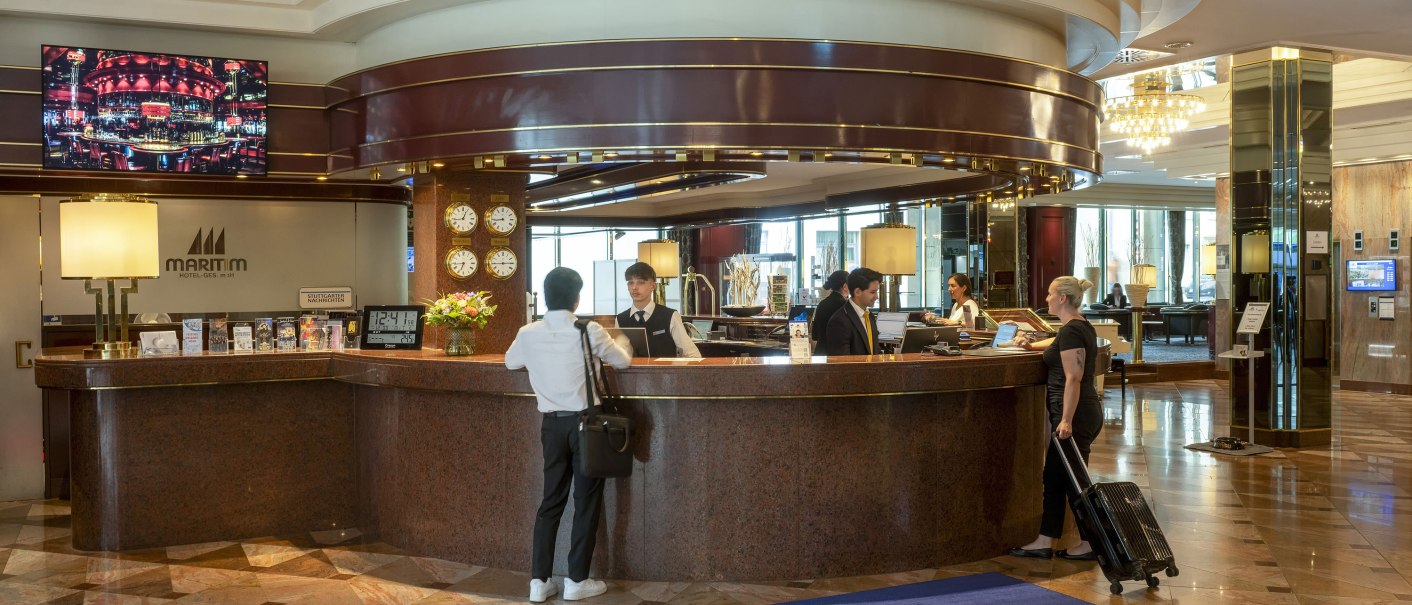 Rezeption, © Maritim Hotelgesellschaft mbH Rezeption, © Maritim Hotelgesellschaft mbH
