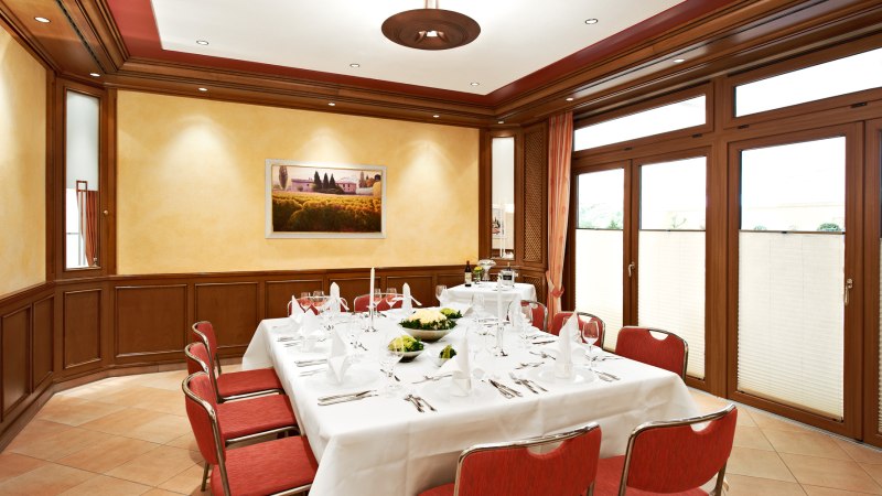 Bankett Terrassenzimmer, © Hirsch Hotel Bankett Terrassenzimmer, © Hirsch Hotel