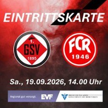 1. GSV 1895 vs. FC Rottenburg - Studenten Jugendliche ab 10 Jahren Rentner Mitgli, &copy; links im Bild
