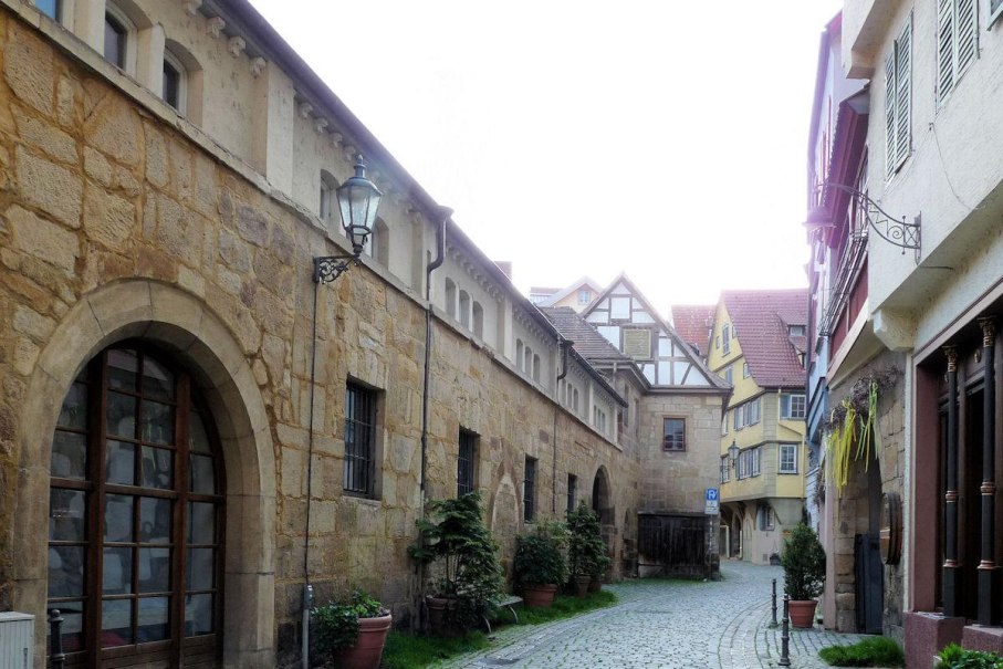 Blick entlang der Webergasse, © Denkmalschutz