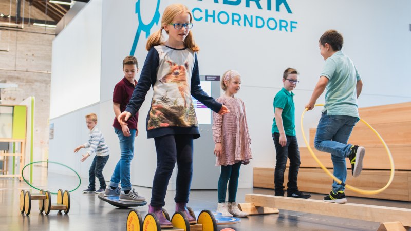 Kinder spielen in der Forscherfabrik Schorndorf., © Daniel Grbic Kinder spielen in der Forscherfabrik Schorndorf., © Daniel Grbic