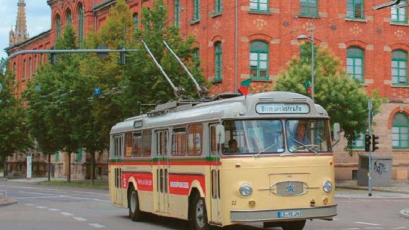 B18 | ENTFÄLLT | Fahrten im historischen Oberleitungsbus, © Denkmalschutz B18 | ENTFÄLLT | Fahrten im historischen Oberleitungsbus, © Denkmalschutz