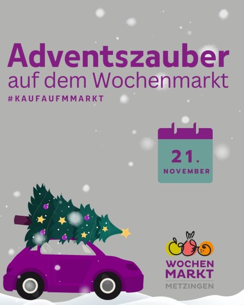 Wochenmarktaktion: Adventszauber auf dem Wochenmarkt