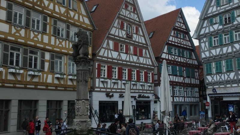 Marktplatz Herrenberg, © www.pro-cycl.de Marktplatz Herrenberg, © www.pro-cycl.de