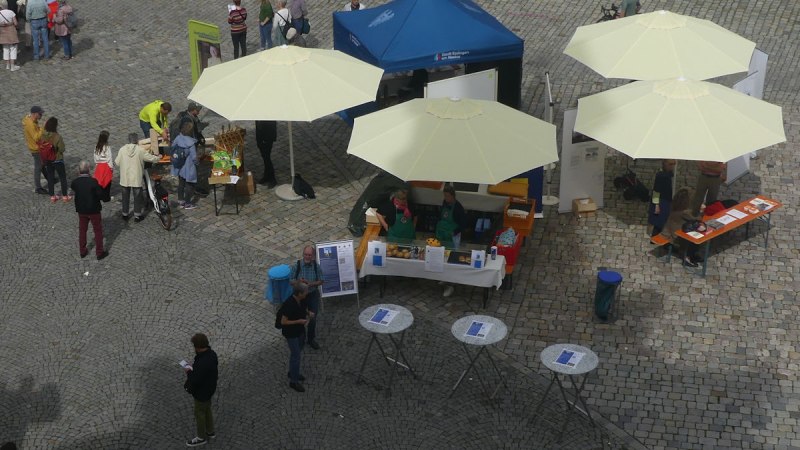 Blick auf den Rathausplatz, &copy; Christine Keinath