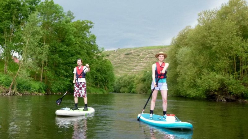 Stand Up Paddling Kurs Ludwigsburg, © Die Zugvögel - Kanu-Tours und mehr