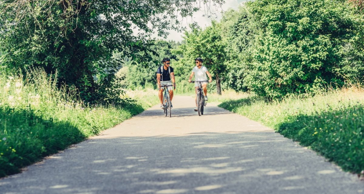 Radfahren um den Starkholzbacher See, © Hohenlohe + Schwäbisch Hall Tourismus e. V. Radfahren um den Starkholzbacher See, © Hohenlohe + Schwäbisch Hall Tourismus e. V.