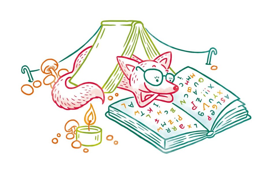 LeseFuchs Logo, © Frau Brumme