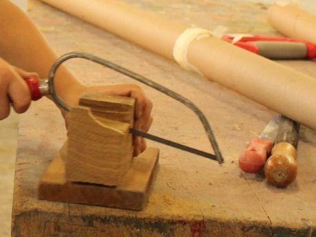 Sommerferienworkshop: In Holz hauen und Schnitzen in Ludwigsburg, &copy; Kunstschule Labyrinth
