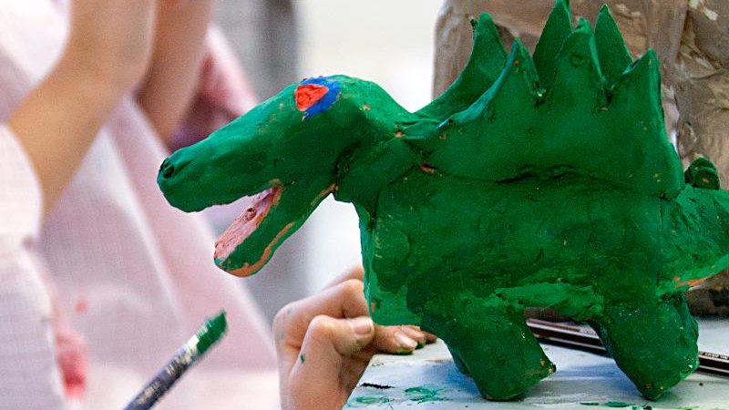 T-Rex-Alarm in Ludwigsburg, © Kunstschule Labyrinth