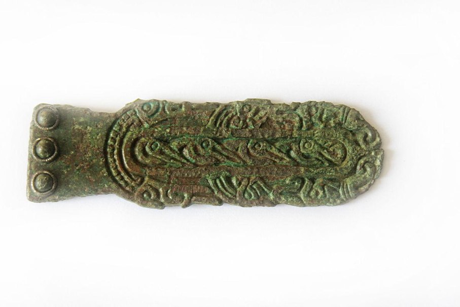 Flechtband aus dem Frühmittelalter, © Denkmalschutz