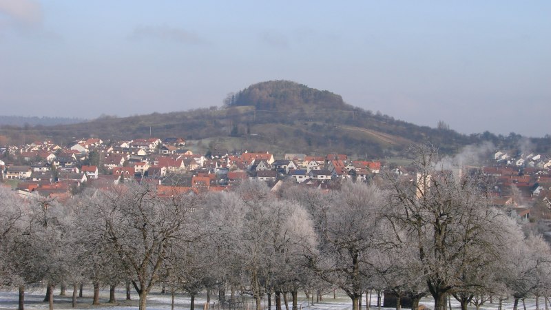 Beuren - Blick auf den winterlichen Ort, © Tourist-Info Beuren