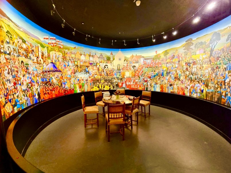 Das Panoramamuseum mit dem Staufersagarundbild und dem GD Epos zur Stadtgeschichte ist ge&ouml;ffnet, &copy; Panoramamuseum