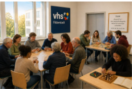 Gesellschaftspiele@vhsFilderstadtKI, © vhs Filderstadt / KI Gesellschaftspiele@vhsFilderstadtKI, © vhs Filderstadt / KI