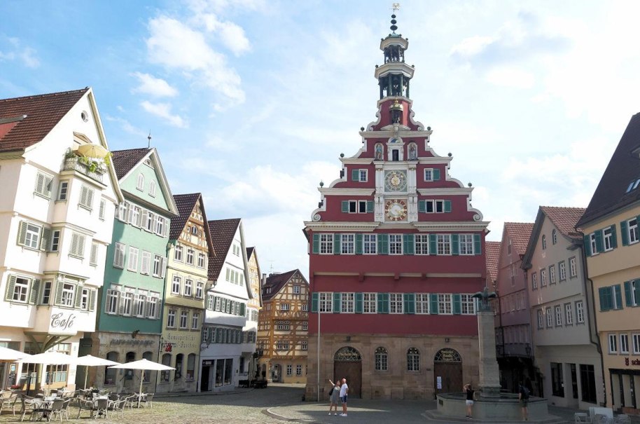 Der Esslinger Rathausplatz, © Denkmalschutz