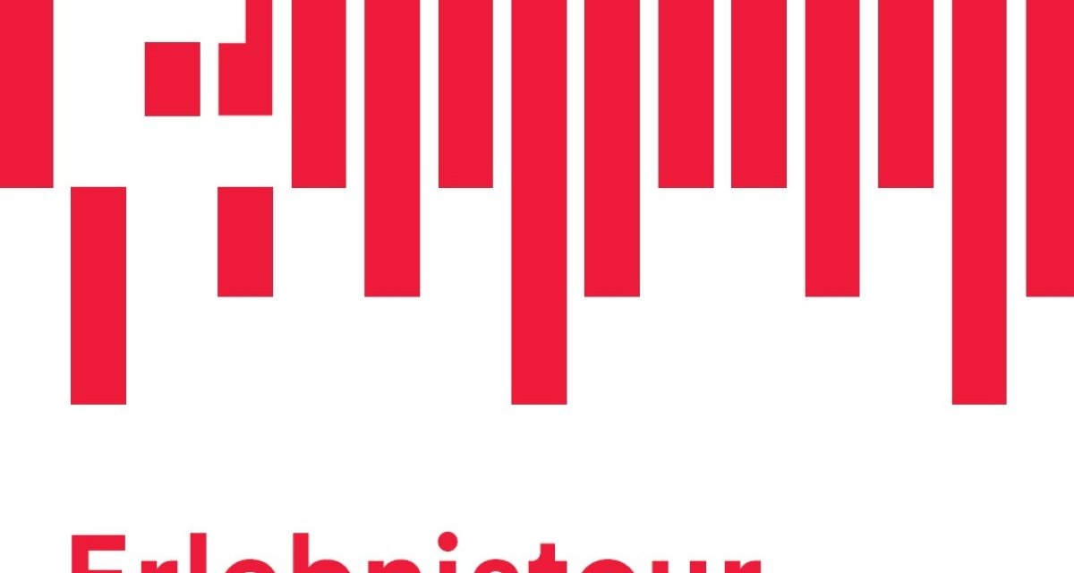 Rote vertikale Balken auf weißem Hintergrund, darunter der Schriftzug 'Erlebnistour.' in Rot., © Natur.Nah. Schönbuch & Heckengäu Rote vertikale Balken auf weißem Hintergrund, darunter der Schriftzug 'Erlebnistour.' in Rot., © Natur.Nah. Schönbuch & Heckengäu