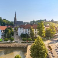 Vom Zollberg gelingen wunderschöne Aufnahmen der Stadt, © EST