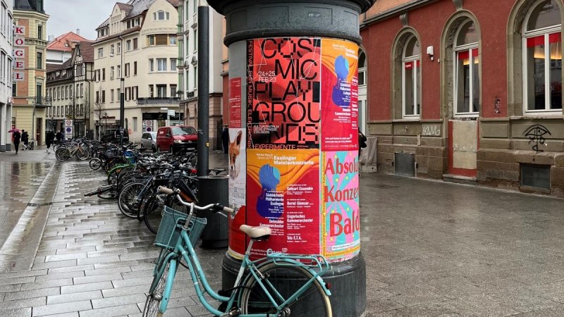 Kulturmarketing in Esslingen · Litfaßsäule, © Kulturamt der Stadt Esslingen am Neckar Kulturmarketing in Esslingen · Litfaßsäule, © Kulturamt der Stadt Esslingen am Neckar
