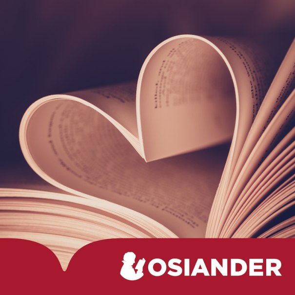 Ein Buch mit gefalteten Seiten in Herzform. Unten das Osiander-Logo auf rotem Hintergrund., © Osiander Vertriebsgesellschaft mbH & Co. KG Ein Buch mit gefalteten Seiten in Herzform. Unten das Osiander-Logo auf rotem Hintergrund., © Osiander Vertriebsgesellschaft mbH & Co. KG