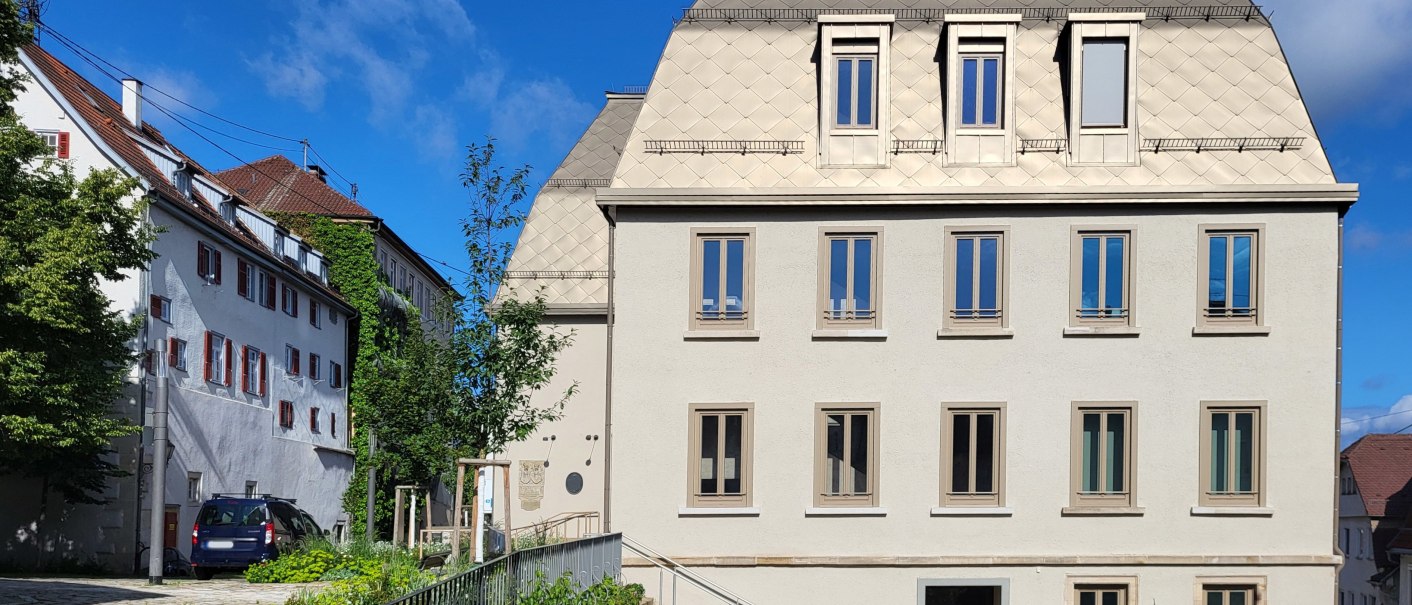 H&ouml;lderlinhaus in N&uuml;rtingen. Fassadenansicht, &copy; Kulturamt, Stadt N&uuml;rtingen