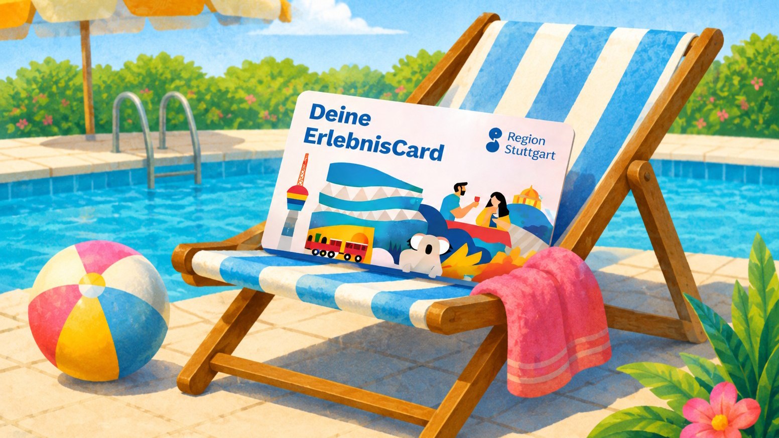 ErlebnisCard Pool, &copy; SMG / erstellt mit KI