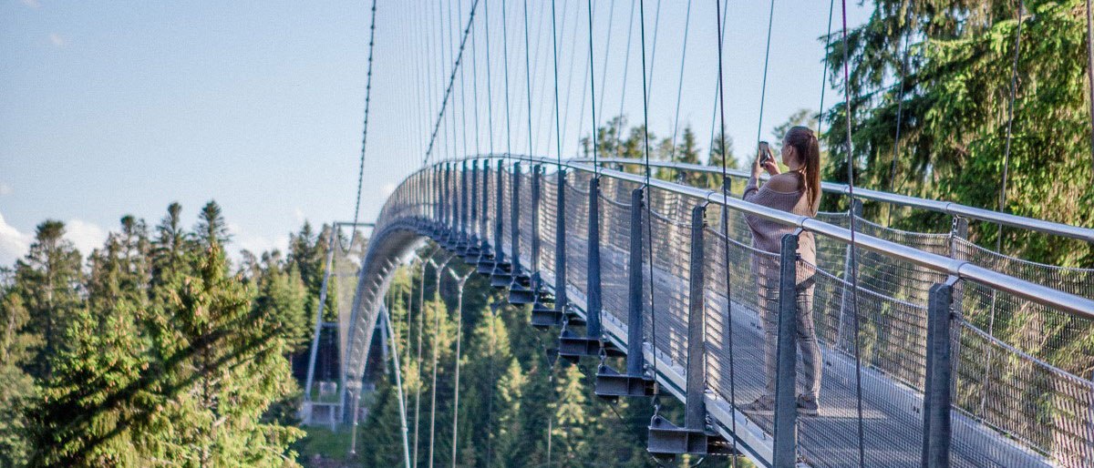 Hängebrücke WILDLINE, Bad Wildbad, © Stuttgart-Marketing GmbH, GLATZ MEDIA GmbH Hängebrücke WILDLINE, Bad Wildbad, © Stuttgart-Marketing GmbH, GLATZ MEDIA GmbH