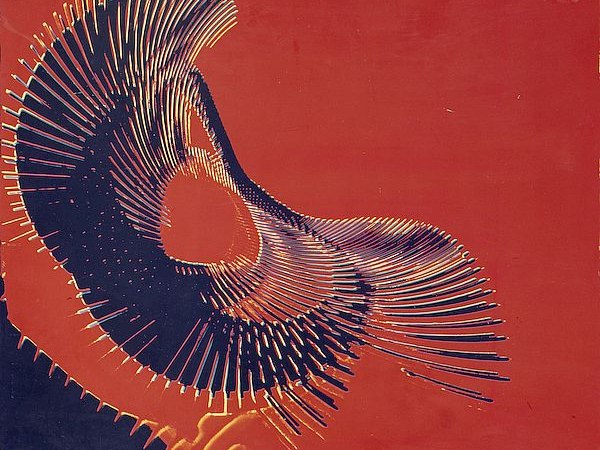 Reiner Michelfelder, ars dynografia D3 (Detailansicht), 1969, Cibachrome Print, 106 x 83 cm, Sammlung Museum im Kleihues-Bau, Foto: Frank Kleinbach., &copy; Stadt Kornwestheim