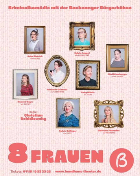 8 Frauen_Fotorechte Sabine Gärtig (Sabuas Lichtraum), © 8 Frauen_Fotorechte Sabine Gärtig (Sabuas Lichtraum) 8 Frauen_Fotorechte Sabine Gärtig (Sabuas Lichtraum), © 8 Frauen_Fotorechte Sabine Gärtig (Sabuas Lichtraum)