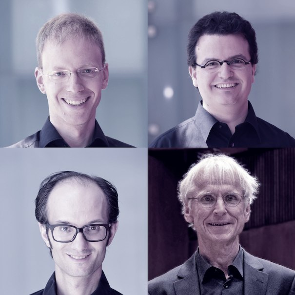 Vier Männer in einem quadratischen Bildraster, alle lächelnd und in formeller Kleidung., © Stadt Böblingen - Amt für Kultur