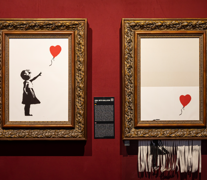 Girl with Balloon, Banksy, © SMG, Sarah Schmid Girl with Balloon, Banksy, © SMG, Sarah Schmid
