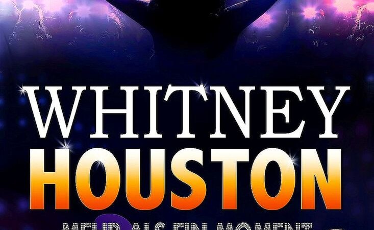 Plakat für eine Show über Whitney Houston mit einer Frauensilhouette, ausgebreiteten Armen und einem Mikrofon. Titel: "Mehr als ein Moment"., © Stadthalle Leonberg Plakat für eine Show über Whitney Houston mit einer Frauensilhouette, ausgebreiteten Armen und einem Mikrofon. Titel: "Mehr als ein Moment"., © Stadthalle Leonberg