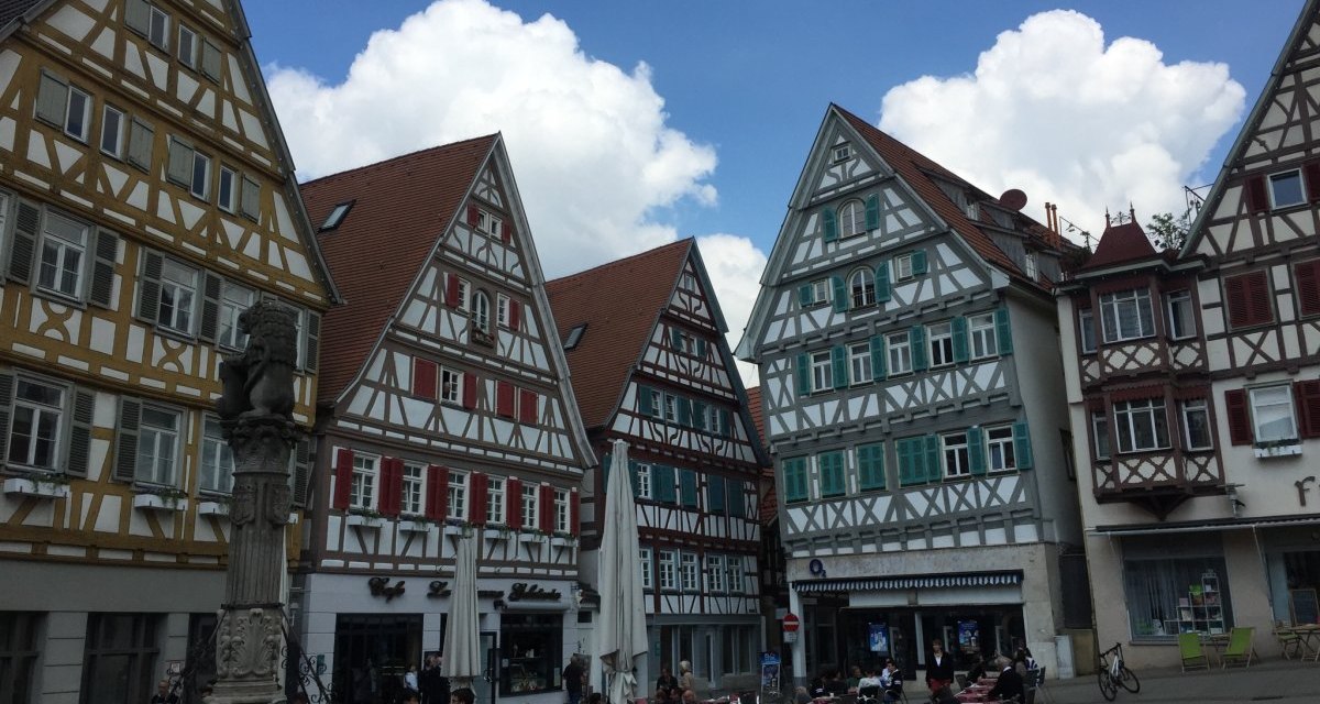 Marktplatz Herrenberg, © www.pro-cycl.de Marktplatz Herrenberg, © www.pro-cycl.de