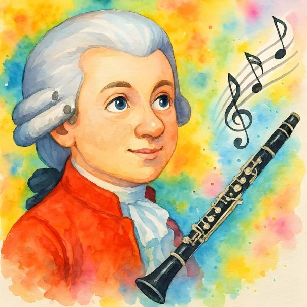Mozarts Zauberklarinetten &ndash; Ein musikalisches M&auml;rchen, &copy; KI-generiert