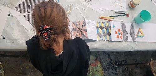 Sommerferienworkshop: Binding journals in Ludwigsburg, &copy; Kunstschule Labyrinth