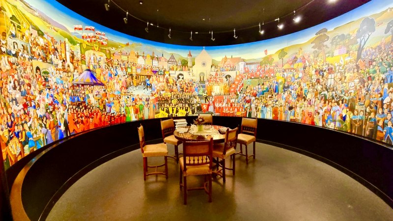 Das Panoramamuseum mit dem Staufersagarundbild und dem GD Epos zur Stadtgeschichte ist geöffnet, © Panoramamuseum Das Panoramamuseum mit dem Staufersagarundbild und dem GD Epos zur Stadtgeschichte ist geöffnet, © Panoramamuseum