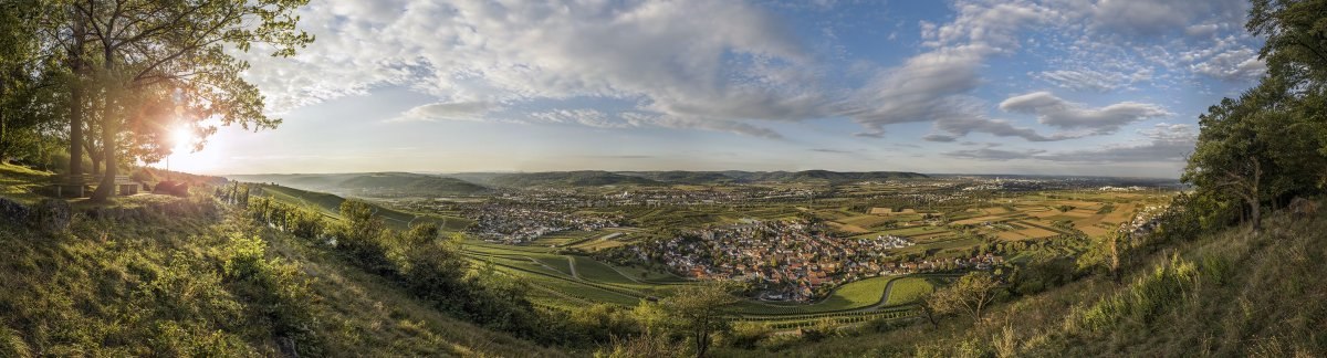 Panorama Kleinheppacher Kopf, © Remstal Tourismus e.V., Jens Oswald Panorama Kleinheppacher Kopf, © Remstal Tourismus e.V., Jens Oswald